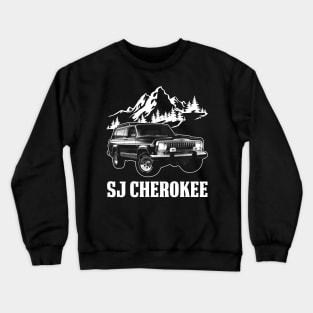 SJ-series Jeep Cherokee jeep car name Crewneck Sweatshirt